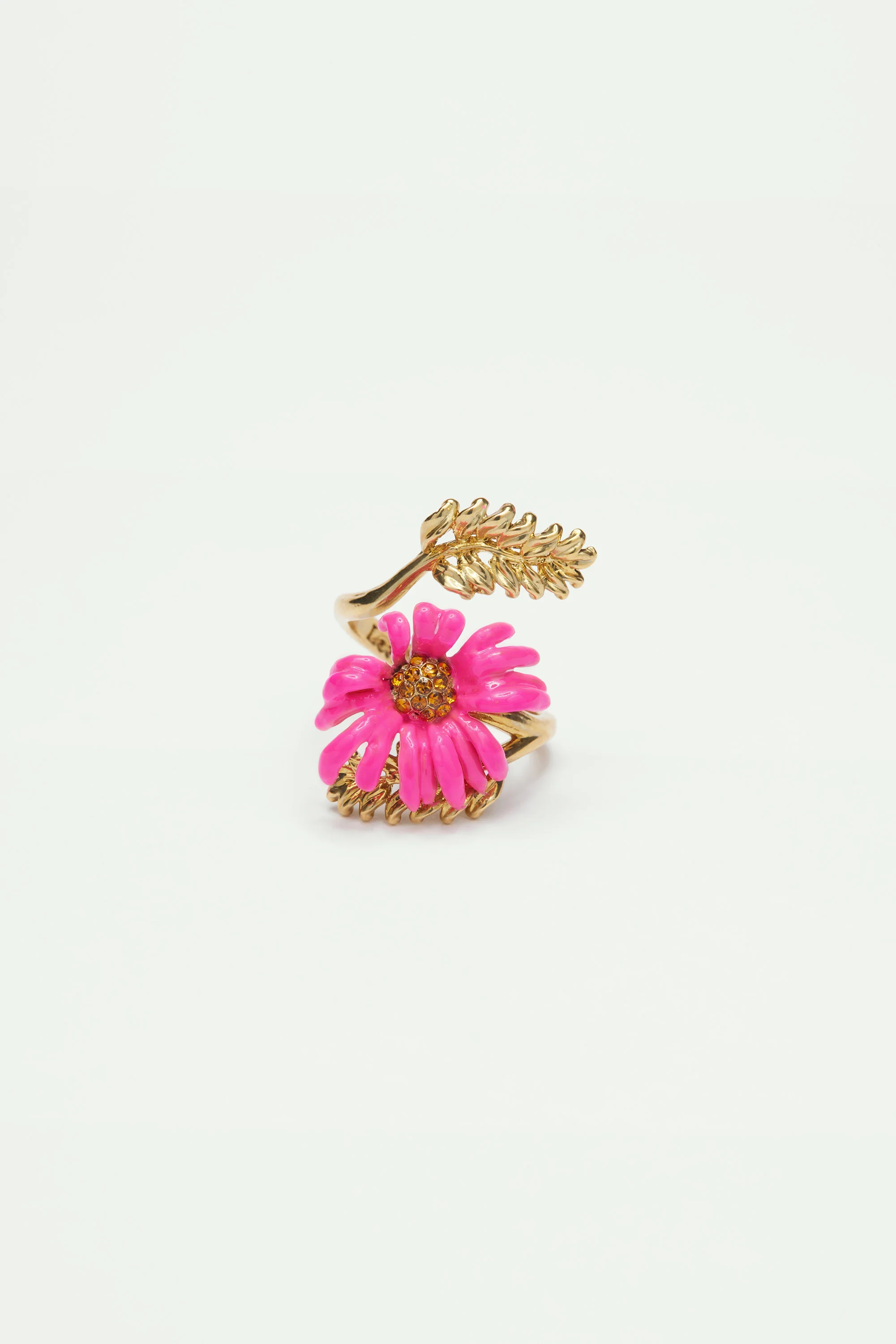 Bague ajustable fleur echinacée pourpre - Image 3