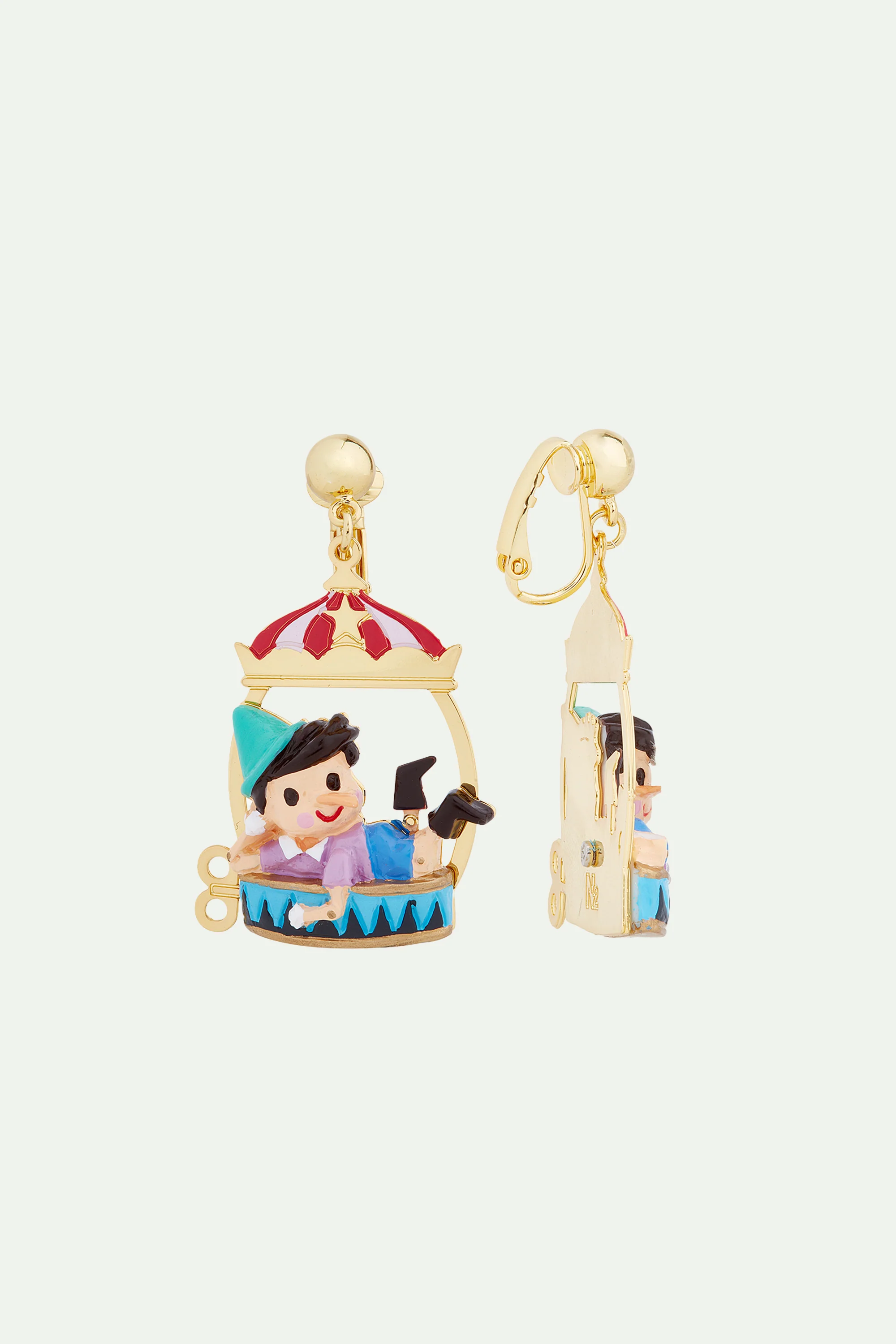 Boucles d'oreilles Pinocchio et chapiteau - Image 4